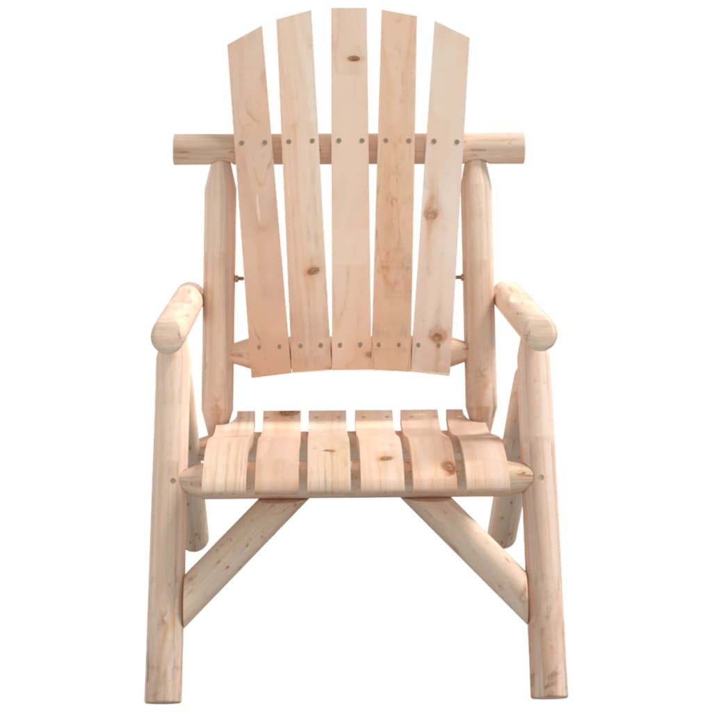 vidaXL Patio Chair 26.8"x33.9"x40.6" Solid Wood Spruce