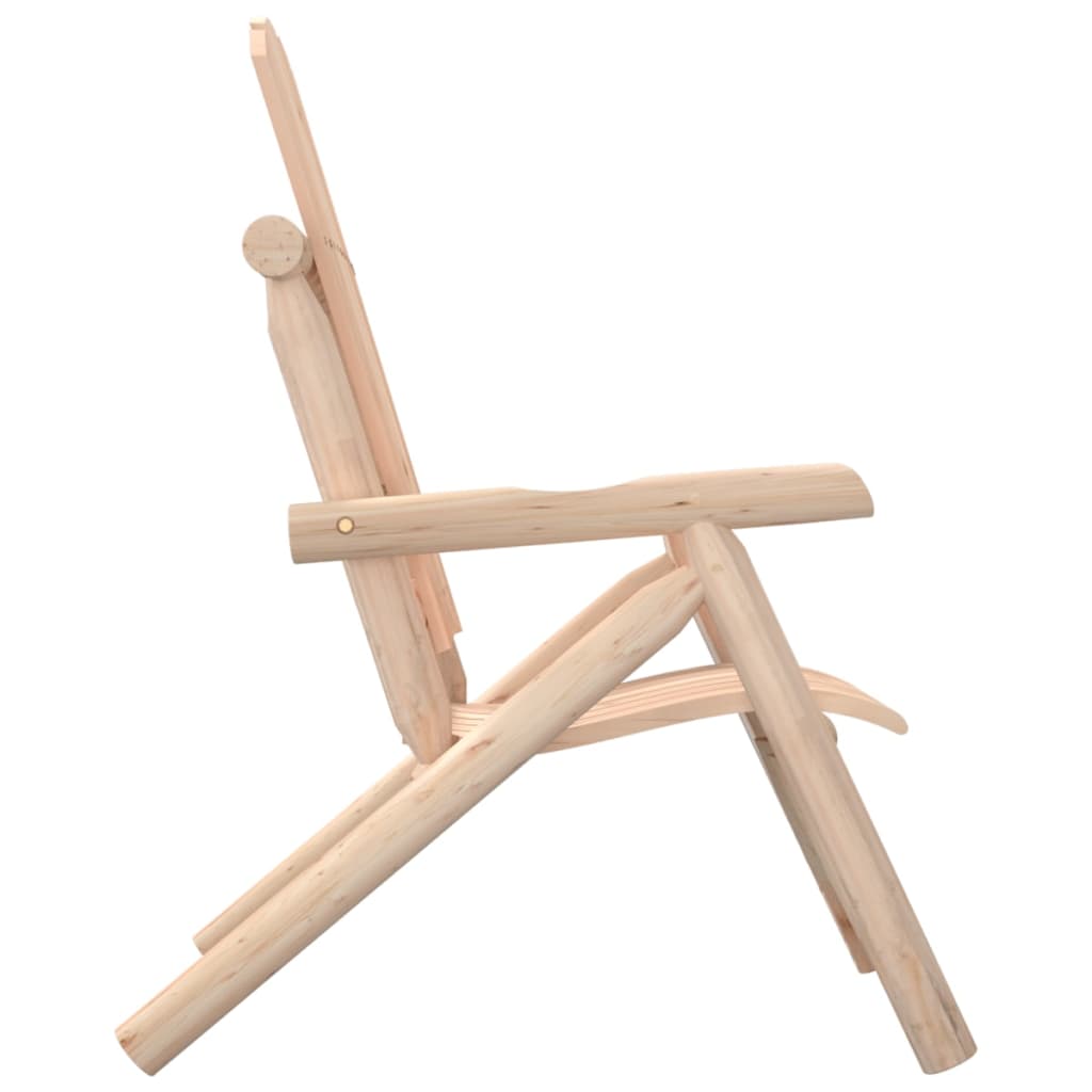 vidaXL Patio Chair 26.8"x33.9"x40.6" Solid Wood Spruce