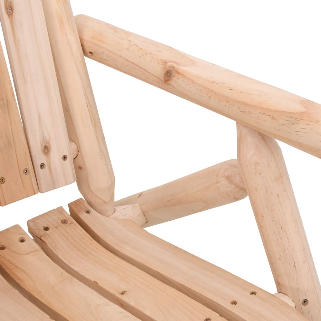 vidaXL Patio Chair 26.8"x33.9"x40.6" Solid Wood Spruce
