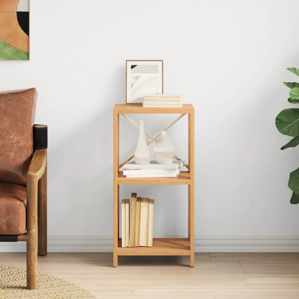 vidaXL Shelf Bathroom Storage Bookshelf Rack Shelving Unit Solid Wood Oak
